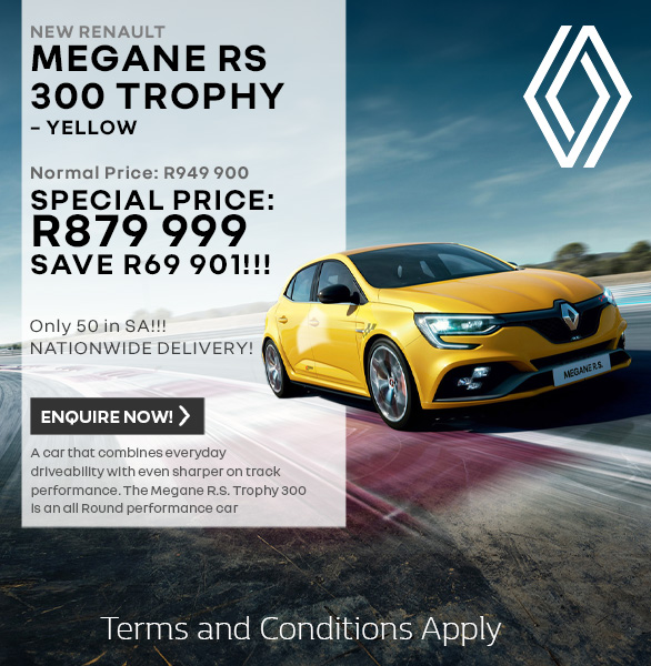 New Renault Megane RS 300 Trophy